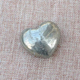 Natural Pyrite Stone Heart Decoration 40-65mm