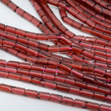 Natural Pyrope Garnet Round Tube Beads 2.5x3.5mm