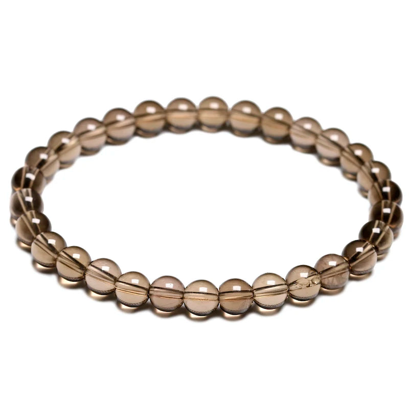 Smoky Quartz Bracelets Women Men Crystal Yoga Meditation Jewelry