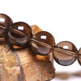 Smoky Quartz Bracelets Women Men Crystal Yoga Meditation Jewelry