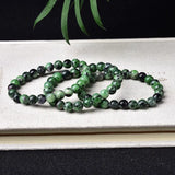 Quartz Ruby Ziosite Bracelet Healing Charm 8mm