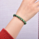 Quartz Ruby Ziosite Bracelet Healing Charm 8mm