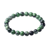 Quartz Ruby Ziosite Bracelet Healing Charm 8mm
