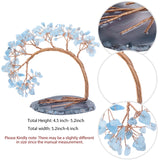 Natural Quartz Crystal Money Tree Agate Base Reiki Gravel Chips Luck Wealth
