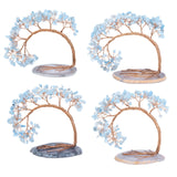Natural Quartz Crystal Money Tree Agate Base Reiki Gravel Chips Luck Wealth