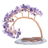 Natural Quartz Crystal Money Tree Agate Base Reiki Gravel Chips Luck Wealth