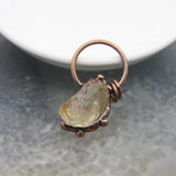 Quartz Fluorite/Citrines/Amethysts Pendant, Healing Crystal Necklace