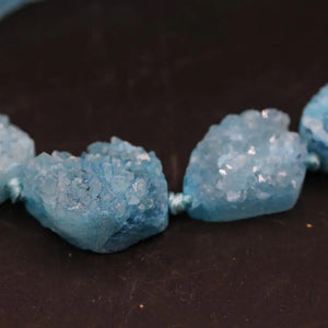 12pcs Natural Quartz Geode Drusy Slab Beads Agates Crystal Druzy Slice Pendants