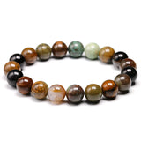 Quartz Snakeskin Stone Beads Bracelet DIY Charms Men Women