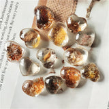 Quartz Love Heart Shape Crystal Pendulum