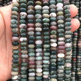 Natural Amazonite Stone Abacus Beads 8mm X 5mm 15'' Strand