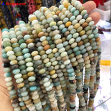 Natural Amazonite Stone Abacus Beads 8mm X 5mm 15'' Strand