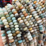 Natural Amazonite Stone Abacus Beads 8mm X 5mm 15'' Strand