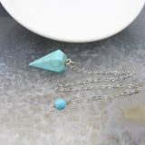 Natural Quartz Reiki Healing Pendulum for Spiritual Divination
