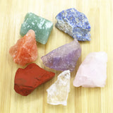 Quartz Chakra Stone Set - 7 Colors Reiki Healing Crystals