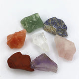 Quartz Chakra Stone Set - 7 Colors Reiki Healing Crystals