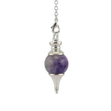 Quartz Stone Pendant Amethysts Turquoises Opal Reiki Healing
