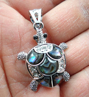 Quartz Crystal Abalone Owl Pendant for DIY Jewelry Making