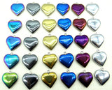 Quartz Hematite Heart-shaped Pendant for DIY Jewelry Making