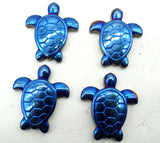 Quartz Crystal Titanium Hematite Tortoise Gem Pendant for DIY Jewelry Making