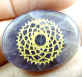 Natural Quartz Crystal Turquoises Tiger Eye Oval Pendant for DIY Jewelry Making