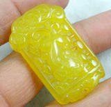 Natural Quartz Turquoise Tiger Eye Beast Pendant for DIY Jewelry