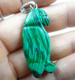 Natural Quartz Turquoise Tiger Eye Bird Pendant for DIY Jewelry Making