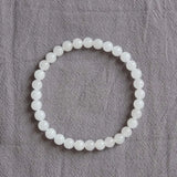Natural Quartzite Jade 6MM Ball Bead Bracelet Ladies Boutique Jewelry Gift