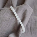 Natural Quartzite Jade 6MM Ball Bead Bracelet Ladies Boutique Jewelry Gift