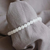 Natural Quartzite Jade 6MM Ball Bead Bracelet Ladies Boutique Jewelry Gift