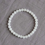 Natural Quartzite Jade 6MM Ball Bead Bracelet Ladies Boutique Jewelry Gift