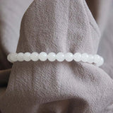 Natural Quartzite Jade 6MM Ball Bead Bracelet Ladies Boutique Jewelry Gift