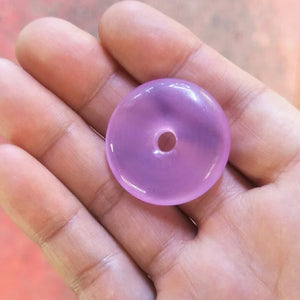 Natural Quartzite Peace-buckle Jade Pendant Lucky Exorcise Auspicious Amulet