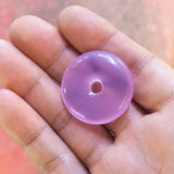 Natural Quartzite Peace-buckle Jade Pendant Lucky Exorcise Auspicious Amulet