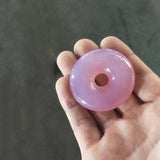 Natural Quartzite Peace-buckle Jade Pendant Lucky Exorcise Auspicious Amulet