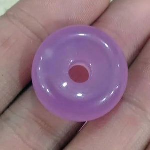 Natural Quartzite Peace-buckle Jade Pendant Lucky Exorcise Auspicious Amulet