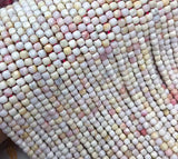 Natural Queen Shell Faceted Cube Beads for Bracelet Making