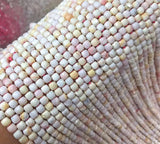 Natural Queen Shell Faceted Cube Beads for Bracelet Making