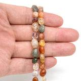 Rainbow Acicular Rutile Quartz Nugget Beads 6-8mm