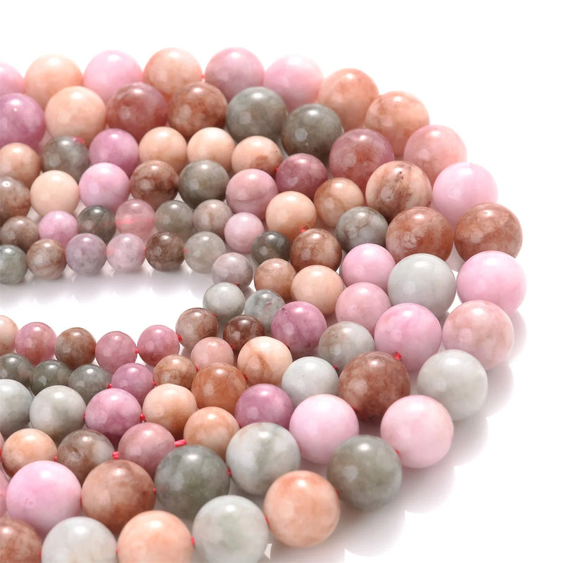 Rainbow Alashan Alxa Agates Stone Bead Round Spacer Bead