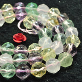 Rainbow Crystal Diamond Cut Loose Beads for Jewelry Making