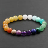 Mixed Chalcedony Lapis Amazonite Rose Quartz Agate Stone Bracelet 8mm 10mm 12mm