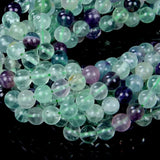 Rainbow Fluorite AA Round 4MM 6MM 8MM 10MM 12MM Loose Beads
