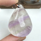 Rainbow Fluorite Stone Pendant for Healing Beauty Luck Gift