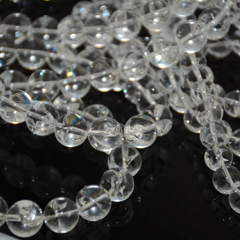 Natural Rainbow Quartz Round Beads 8mm