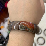 Rainforest Agate Beads Bracelet for Women and Men
