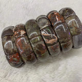 Rainforest Agate Beads Bracelet for Women and Men