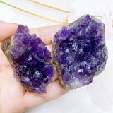 Raw Amethyst Cluster Crystal Purple Quartz Stone Energy Healing