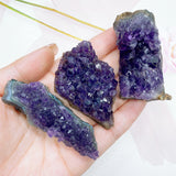 Raw Amethyst Cluster Crystal Purple Quartz Stone Energy Healing