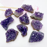 Raw Amethyst Cluster Crystal Purple Quartz Stone Energy Healing